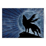 Winged Wolf Card
