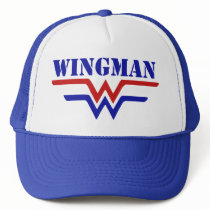 Wingman Single guy party Mesh Hats