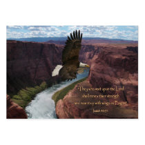 Wings as Eagles Scripture Wallet Cards
