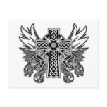 Wings, Cross & Rose postcards