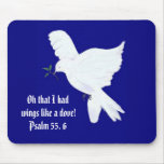 Wings like a Dove-Bible Quote mousepads