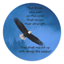 Wings Like Eagles Stickers