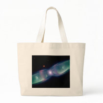 Wings of a butterfly nebula canvas bags