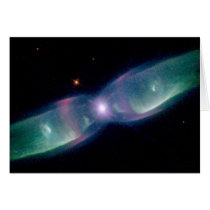 Wings of a butterfly nebula greeting cards