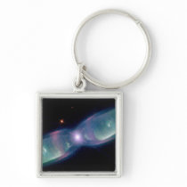Wings of a butterfly nebula key chains