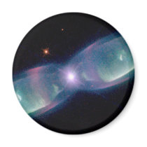 Wings of a butterfly nebula magnets