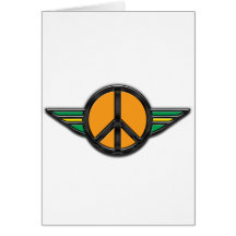Wings Of Peace Greeting Cards