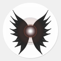 Wings with flare sticker