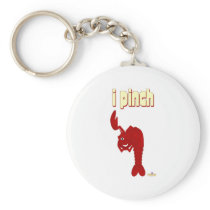 Winking Red Lobster I Pinch Keychain