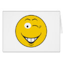 Winking Smiley Face cards