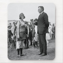 Winner at the Beach, 1920s Mousepad