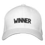 Winner embroidered hats