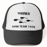 winner swim team 1978 icon hats