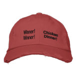 Winner! Winner! Chicken Dinner! embroidered hats