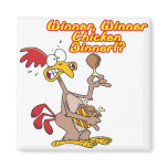 winner winner chicken dinner irony humour magnets