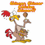 winner winner chicken dinner irony humour photo sculptures