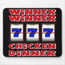 WINNER WINNER CHICKEN DINNER MOUSEPADS