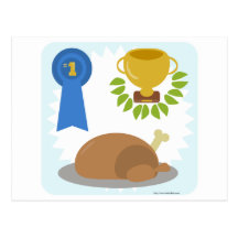 Winner Winner Chicken Dinner Postcard