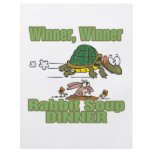 winner winner rabbit soup dinner fable humour flyers