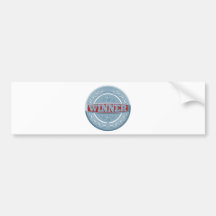 Winners award badge bumper stickers