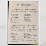 Winners, Month Of July, Watch For Names Of Winners Personalized Flyer