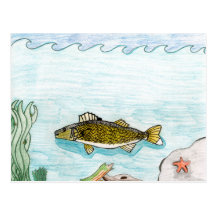 Winning art by  B. Smith - Grade 6 Postcard