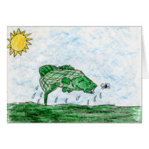 Winning art by  K. Flack - Grade 4 Greeting Card