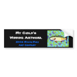 Winning artwork by A. Bryan , Grade 5 bumper stickers