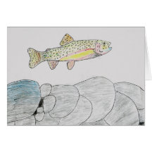 Winning artwork by B. Frye, Grade 6 Greeting Card