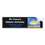 Winning artwork by E. Gardner, Grade 4 bumper stickers