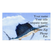 Winning artwork by M. Howard, Grade 6 Business Card