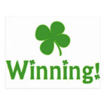 Winning Charlie Sheen St. Patrick's Day Postcards
