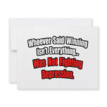 Winning Isn't Everything Quote, Depression Announcement