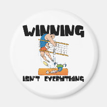 Winning Isn't Everything Volleyball Fridge Magnet