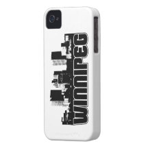 Winnipeg Skyline iPhone 4 Cover