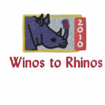 Winos to Rhinos Ladies Polo embroidered shirts