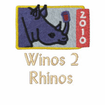 Winos to Rhinos Logo on Nape