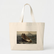 Winslow Homer Fog Warning Tote Bags