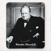Winston Churchill Mouse Pads