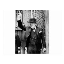 Winston Churchill postcards