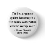 Winston Churchill Quote 10a buttons