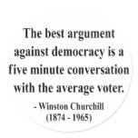 Winston Churchill Quote 10a stickers