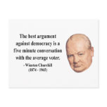 Winston Churchill Quote 10b postcards