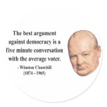 Winston Churchill Quote 10b stickers
