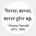 Winston Churchill Quote 1a Sticker