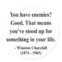 Winston Churchill Quote 3a stickers