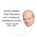 Winston Churchill Quote 3b stickers
