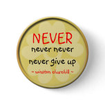 Winston Churchill Quote Button