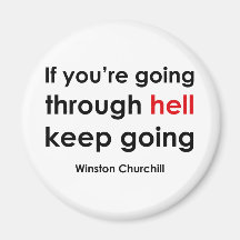 Winston Churchill Refrigerator Magnets