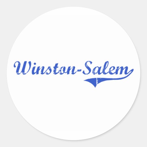 Winston-Salem City Classic Round Sticker